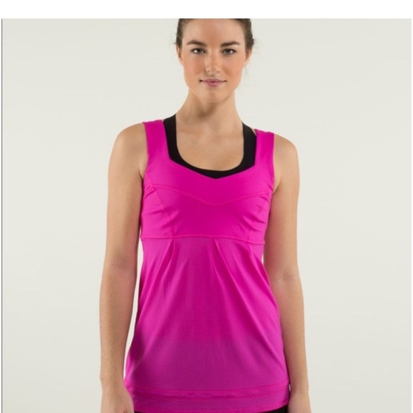Lululemon Tame Me Cinch Waist Pink Tank Top - Picture 7 of 10
